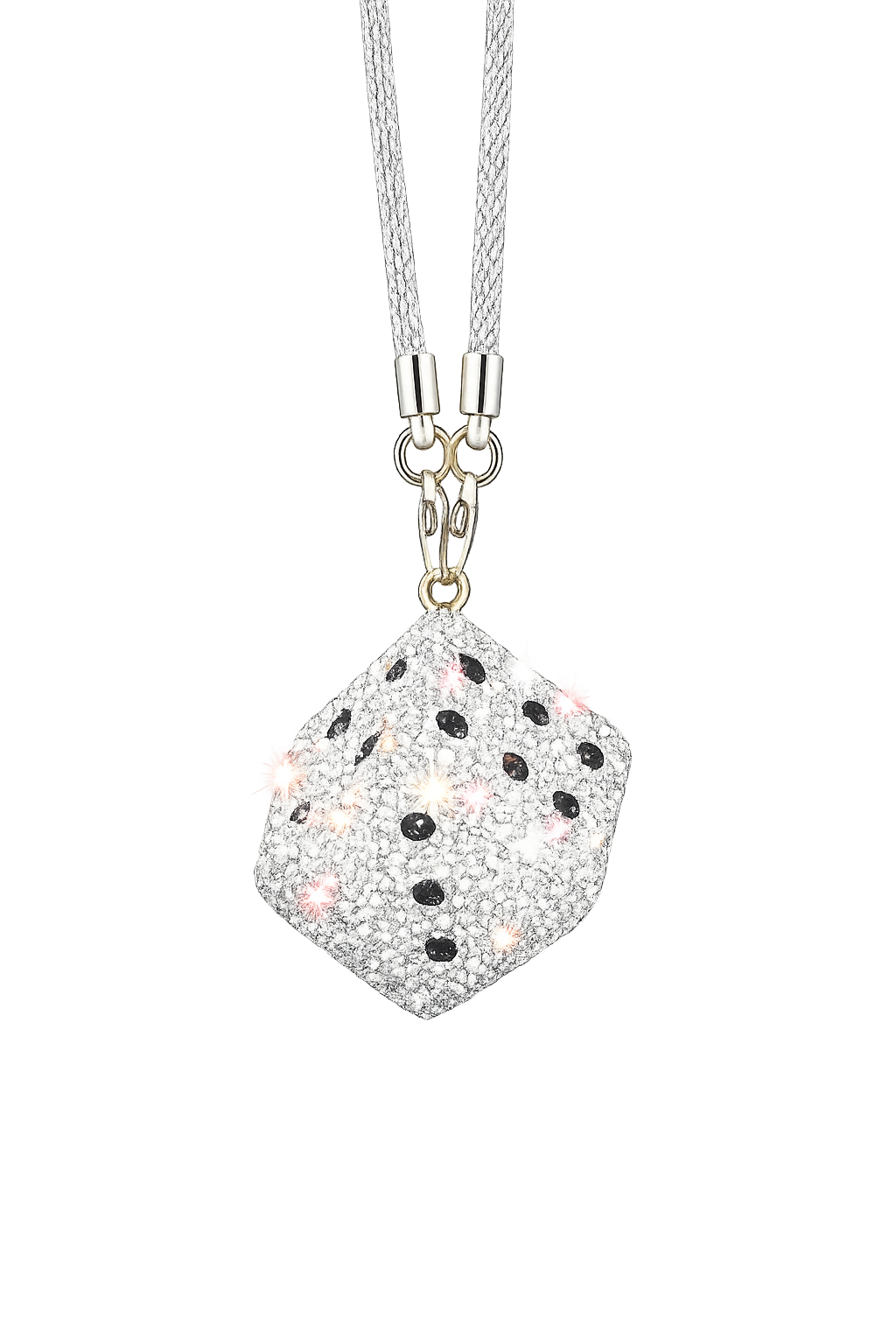 NightDrive's Lucky Rhinestone Dice Ornament Car Decoration