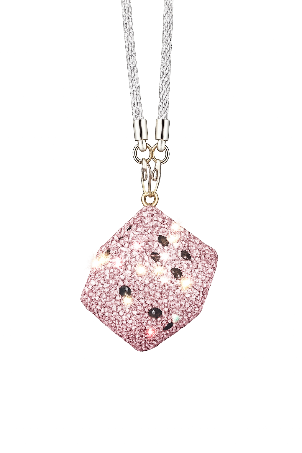 NightDrive's Lucky Rhinestone Dice Ornament Car Decoration